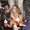 Aubrey O'Day 
visits Millions of Milkshakes in West Hollywood to create her own shake
Los Angeles, California, USA.
