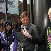 Jeff Braizer  
arriving at his hotel ahead of hosting the X Factor live
Manchester, England.