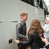 Jeff Braizer  
arriving at his hotel ahead of hosting the X Factor live
Manchester, England.