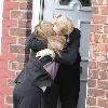 Kerry Katona
leaving her mum's house with her son Max
Warrington, England.