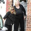 Kerry Katona
leaving her mum's house with her son Max
Warrington, England.