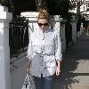 Kylie Minogue
walking near her home
London, England.