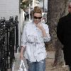 Kylie Minogue
walking near her home
London, England.