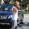 Miley Cyrus shows off her new Mercedes while out and about in Toluca Lake.
Los Angeles, California.