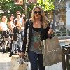 Cougar Town' star Busy Phillips carrying large shopping bags while out shopping at The Grove. 
Los Angeles, California.