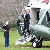 President Barack Obama returns from Ohio, to pushed congressional Democrats to vote for an overhaul of the U.S. medical system as he focused on the plight of Americans without health insurance. The trip was the president's third in a week to discuss health care reform, and all three have been to electoral swing states for campaign-style events. Last week, he traveled to the Philadelphia and St. Louis areas.
 Washington DC, USA.