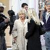 Barbara Windsor
filming scenes for 'Eastenders' on location in Carnaby Street. Barbara Windsor, who plays Peggy Mitchell, is due to leave the soap opera soon.
London, England.