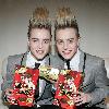 John Grimes and Edward Grimes aka Jedward 
launched their Golden Ticket 'Jedward Twin Easter Eggs' with a winning chance to meet the twins. The Chocolate Easter eggs which have just gone on sale are taking Irish easter egg market by storm. 
Dublin, Ireland.