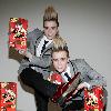 John Grimes and Edward Grimes aka Jedward 
launched their Golden Ticket 'Jedward Twin Easter Eggs' with a winning chance to meet the twins. The Chocolate Easter eggs which have just gone on sale are taking Irish easter egg market by storm. 
Dublin, Ireland.