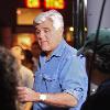 Jay Leno on the set of 'The Tonight Show with Jay Leno' filming in Hollywood.
Los Angeles, California.