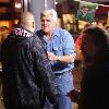 Jay Leno on the set of 'The Tonight Show with Jay Leno' filming in Hollywood.
Los Angeles, California.