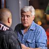 Jay Leno on the set of 'The Tonight Show with Jay Leno' filming in Hollywood.
Los Angeles, California.