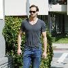 'True Blood' star Alexander Skarsgard leaving Lemonade in West Hollywood after having lunch with friends. 
Los Angeles, California.