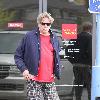 Gary Busey leaving Wells Fargo bank in Malibu
Los Angeles, California.