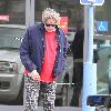 Gary Busey leaving Wells Fargo bank in Malibu
Los Angeles, California.