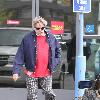 Gary Busey leaving Wells Fargo bank in Malibu
Los Angeles, California.