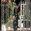 Jennifer Love Hewitt
 arrives at a friend's house in Brentwood.
Los Angeles, California.