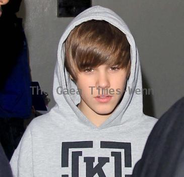 Justin Bieber
pop singer leaving BET studios in Manhattan
New York City, USA.