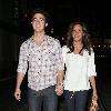 Kevin Jonas and his new wife Danielle out for a romantic walk through The Grove after having dinner 
Hollywood, USA.