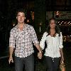 Kevin Jonas and his new wife Danielle out for a romantic walk through The Grove after having dinner 
Hollywood, USA.