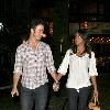 Kevin Jonas and his new wife Danielle out for a romantic walk through The Grove after having dinner 
Hollywood, USA.