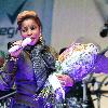 Mary J Blige performs at a free outdoor concert in Times Square to celebrate the first week of spring as part of Degree's 'Dare to Join Forces with Nature' event.
New York City, USA.