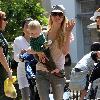 Anne Heche 
out shopping at The Grove with her son, Atlas.
Los Angeles, California.