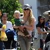 Anne Heche 
out shopping at The Grove with her son, Atlas.
Los Angeles, California.