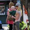 Anne Heche 
out shopping at The Grove with her son, Atlas.
Los Angeles, California.