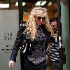 Courtney Love seen out shopping in Manhattan. New York City.