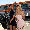 Nicky Hilton and Paris Hilton go shopping on 3rd Street after having lunch at Toast in West Hollywood Los Angeles.