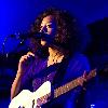 Singer Corinne Bailey Rae 
performing on stage at the Oran Mor 
Glasgow, Scotland.