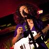 Singer Corinne Bailey Rae 
performing on stage at the Oran Mor 
Glasgow, Scotland.