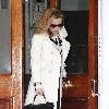 Kylie Minogue 
leaving her home and heading for a studio in West London. 
London, England.