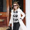 Kylie Minogue 
leaving her home and heading for a studio in West London. 
London, England.