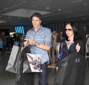 Alex Meraz and Kim Meraz
'The Twilight Saga: New Moon' actor Alex Meraz leaving Armani Exchange after shopping with his wife
Los Angeles, California.