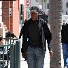 Danny Glover departs a medical building in Beverly Hills Los Angeles.