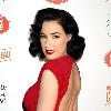 International burlesque queen Dita Von Teese returns to the MGM Grand's Crazy Horse Paris cabaret show at MGM Grand Resort Casino - Arrivals Las Vegas.