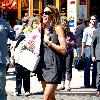 Kelly Bensimon
'The Real Housewives of New York City' cast member is presented with flowers from photographers as she leaves Pastis after having lunch with a friend
New York City, USA.