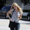 Mischa Barton going for a meeting at her agent's office in Beverly Hills. Los Angeles.