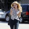 Mischa Barton going for a meeting at her agent's office in Beverly Hills. Los Angeles.