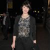 Gemma Arterton leaving the Garrick Theatre, having performed in 'The Little Dog Laughed' wearing a rather see through sparkly top.
London, England.