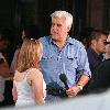 Jay Leno
films for his show on Melrose Avenue in West Hollywood
Los Angeles, California.