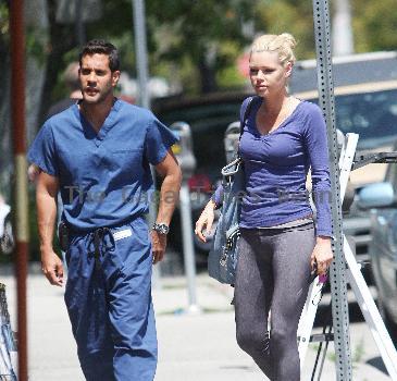 Sophie Monk and a friend arriving at a restaurant in West Hollywood for lunch
Los Angeles, California.