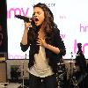 Selena Gomez 
performing live at the HMV store in Oxford Street.
London, England.