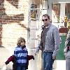 Matthew Broderick and his son James Wilkie Broderick
walking in Greenwich Village
New York City, USA.