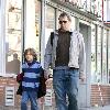 Matthew Broderick and his son James Wilkie Broderick
walking in Greenwich Village
New York City, USA.