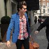 Mark Ronson outside the May Fair hotel
London, England.