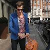 Mark Ronson outside the May Fair hotel
London, England.