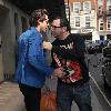 Mark Ronson outside the May Fair hotel
London, England.